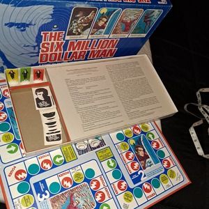 GREAT WALL DECOR vintage 1975 6 million dollar man game